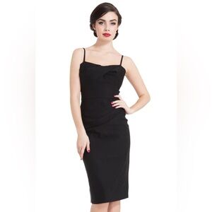 Voodoo Vixen Marilyn Wiggle Dress, Black, Large, NWT